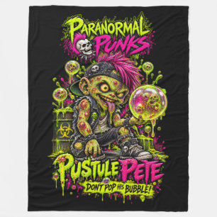 Pustule Pete - Paranormale Punks Fleece-Decke Fleecedecke