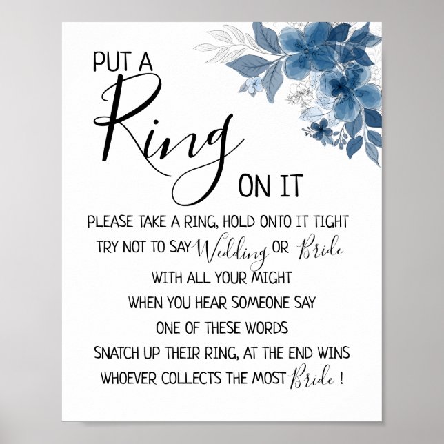 Put a Ring on it eucalyptus greenerys Poster (Vorne)