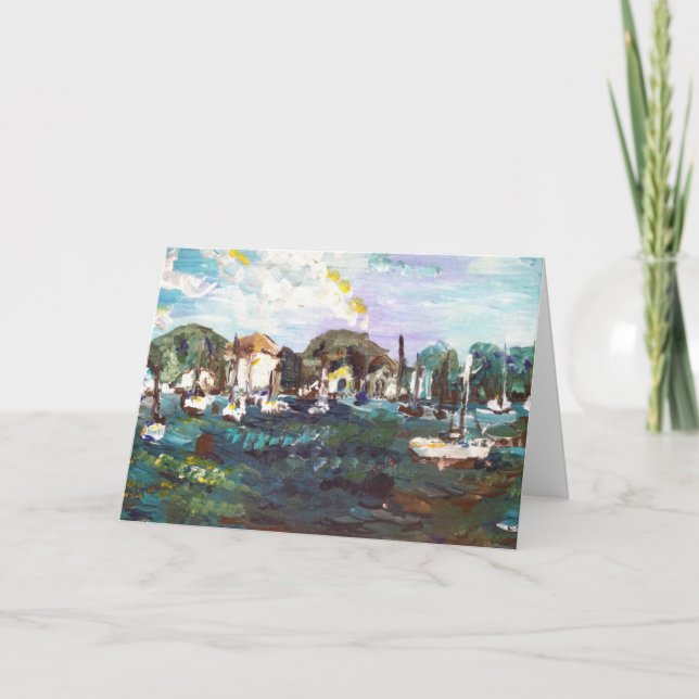 Put-in-Bay Lake Erie Painting #2 Grußkarte Karte (Vorderseite)