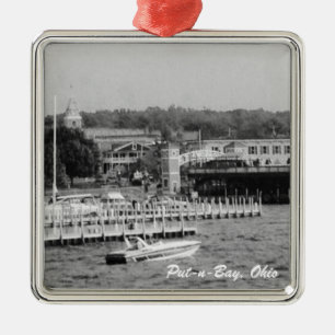Put-n-Bay, Ohio-Foto-Ornament Ornament Aus Metall