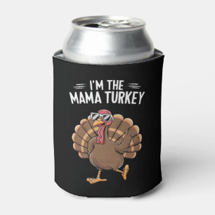 Putenmutter passende Familiengruppe Thanksgiving Dosenkühler