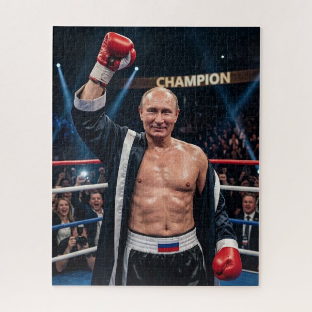 Putin Box-Champion Schwergewicht Knockout Puzzle (Vertikal)