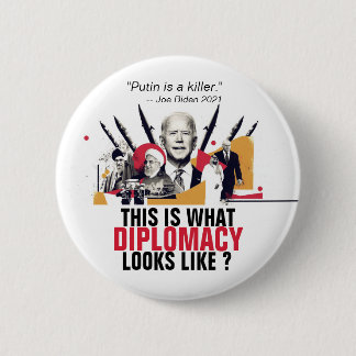 Putin ist Mörder: Joe Biden 2021 Button