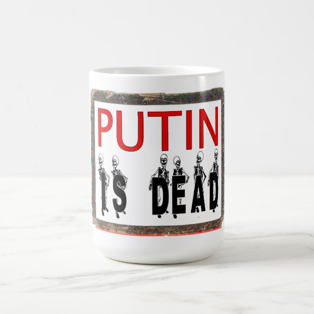 Putin ist tote Tasse! Kaffeetasse (Mittel)