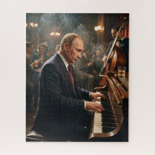 Putin Jazz Klavier New Orleans Puzzle