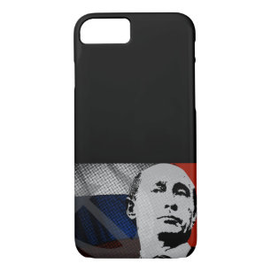 Putin mit russischer Flagge Case-Mate iPhone Hülle