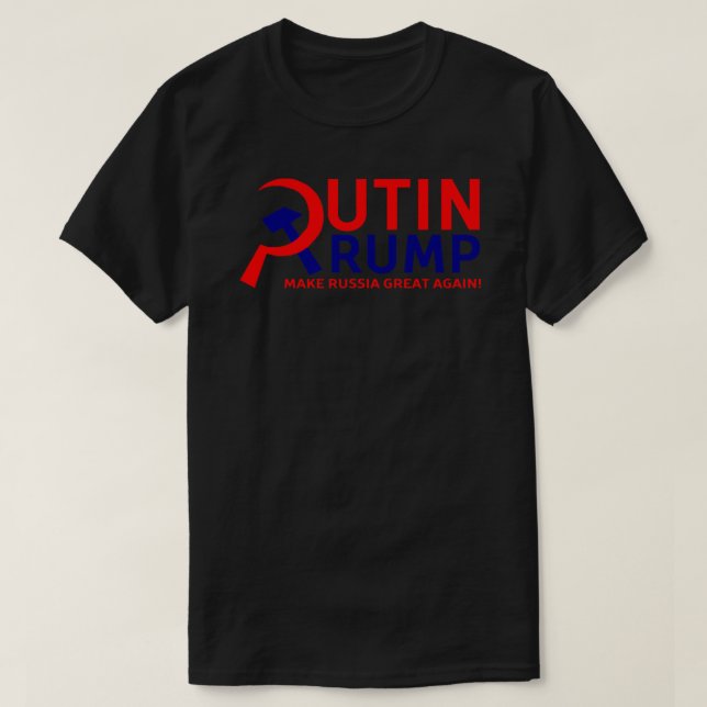 Putin Trump macht Russland wieder großartig T-Sh T-Shirt (Design vorne)