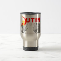 Putin-Trumpf schlechte Bromance Reise-Tasse