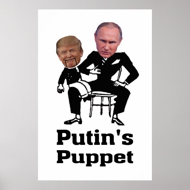 Putin und Puppet Poster (Vorne)