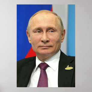 PUTIN Wladimir Wladimirowitsch Putin russische Füh Poster