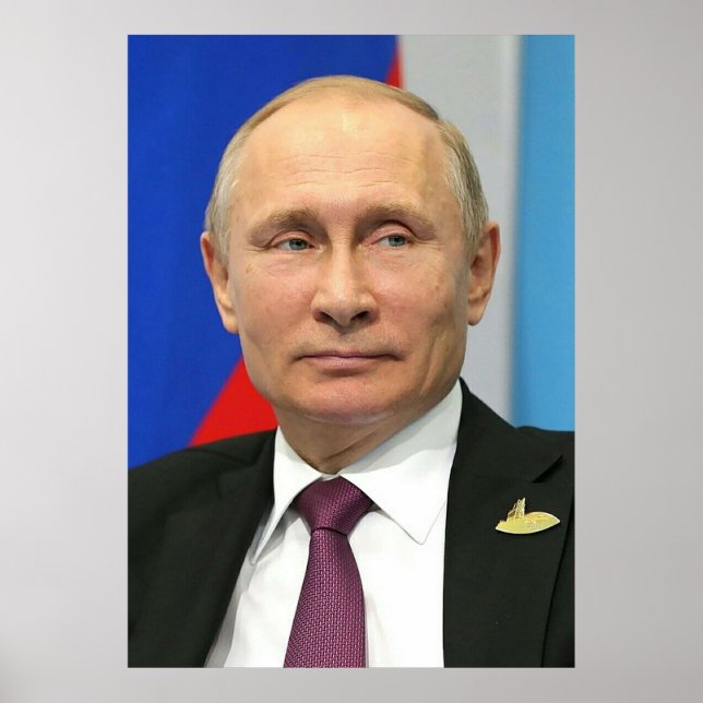 PUTIN Wladimir Wladimirowitsch Putin russische Füh Poster (Vorne)