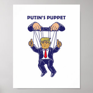 Putins Marionettenpräsident Ist Ein Russischer Et  Poster