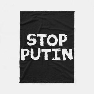 Putins Protest gegen den Krieg beenden Fleecedecke