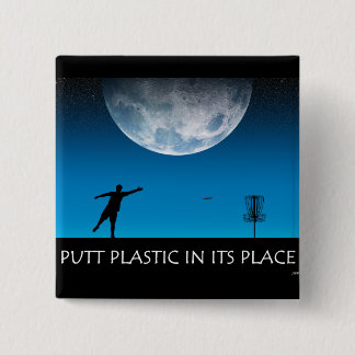 Putt-Kunststoff an seiner Stelle Button