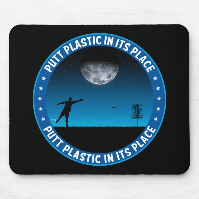 Putt-Kunststoff an seiner Stelle Nr. 8 Mousepad (Vorne)