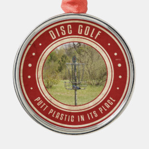 Putt-Kunststoff an seiner Stelle Silbernes Ornament