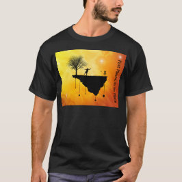 Putt-Kunststoff an seiner Stelle T-Shirt