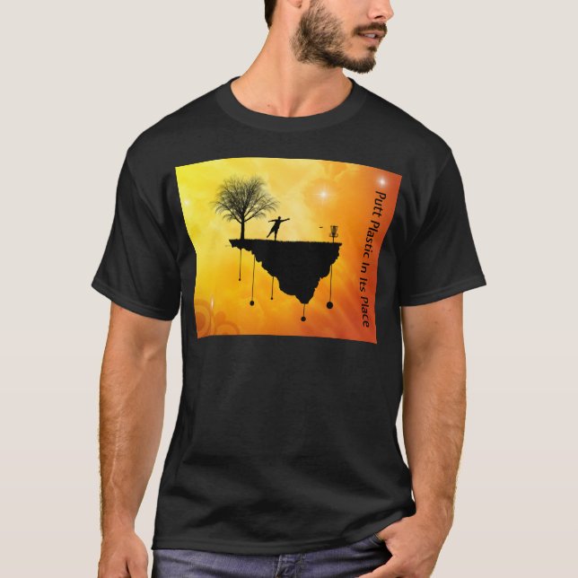 Putt-Kunststoff an seiner Stelle T-Shirt (Vorderseite)