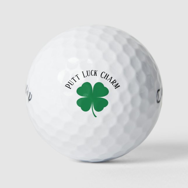 'Putt Luck Charm' St. Patrick's Day Events  Golfball (Vorderseite)