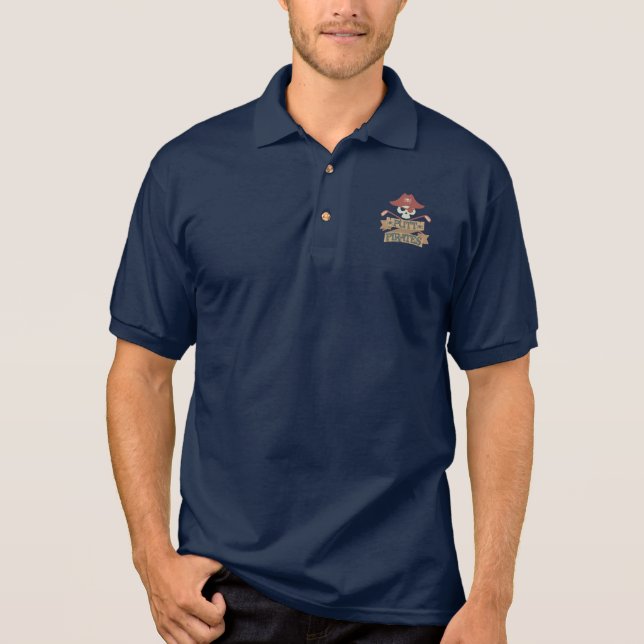 Putt Pirates Golfing Hobby Polo Shirt (Vorderseite)