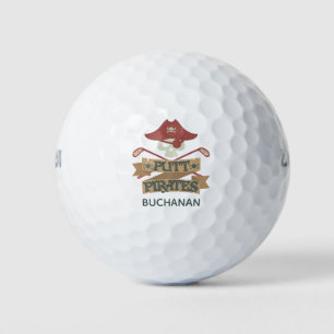 Putt Pirates Golfing Hobby Sports Personalisiert Golfball