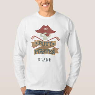 Putt Pirates Golfing Outdoorsport Personalisiert T-Shirt