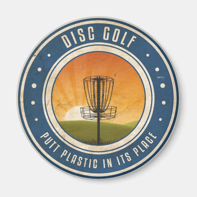 Putt Plastik an seiner Stelle Magnet (Vorne)