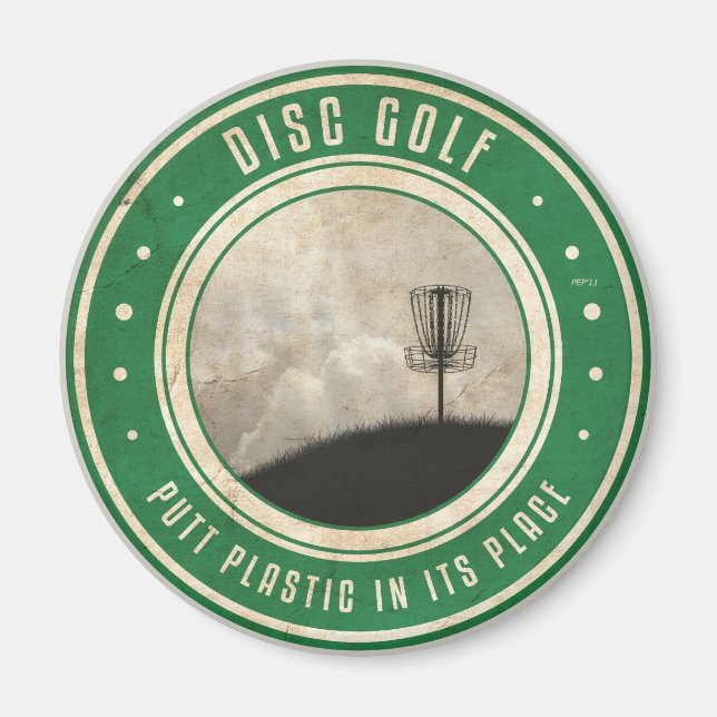 Putt Plastik an seiner Stelle Magnet (Vorne)