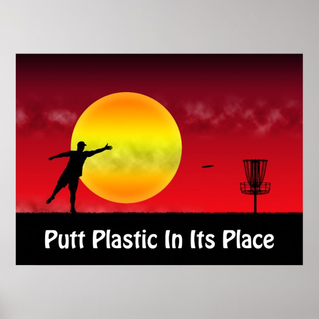 Putt Plastik an seiner Stelle Poster (Vorne)