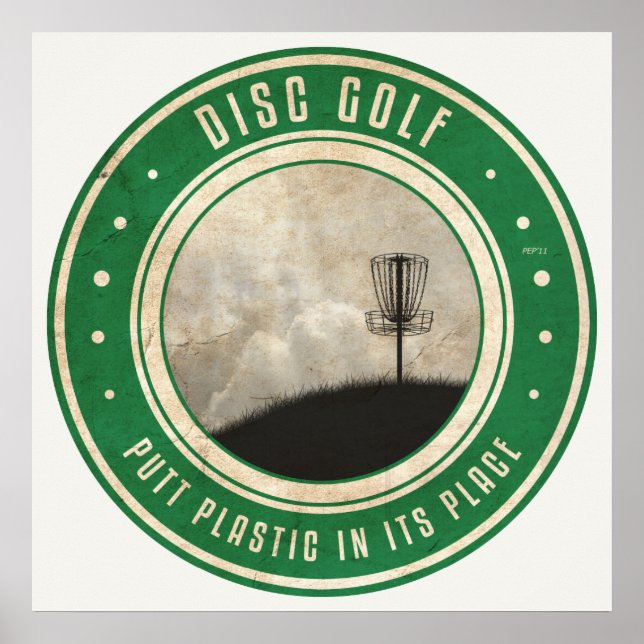 Putt Plastik an seiner Stelle Poster (Vorne)