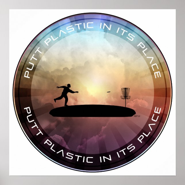 Putt Plastik an seiner Stelle Poster (Vorne)