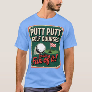 Putt Putt Brockton, MA Retro Mini Golf Vintag T-Shirt