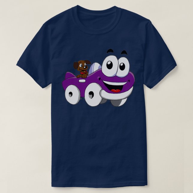 Putt Putt Car Humongous Entertainment Game T-Shirt (Design vorne)