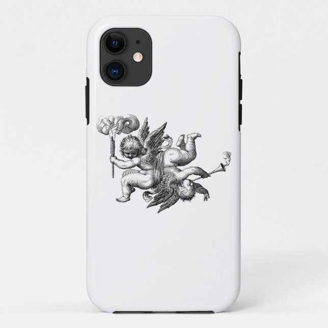 Putten Engel Linienkunst Case-Mate iPhone Hülle (Rückseite)