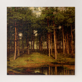 Puttenwald mit Kaninchen Jean Lamorinière Puzzle