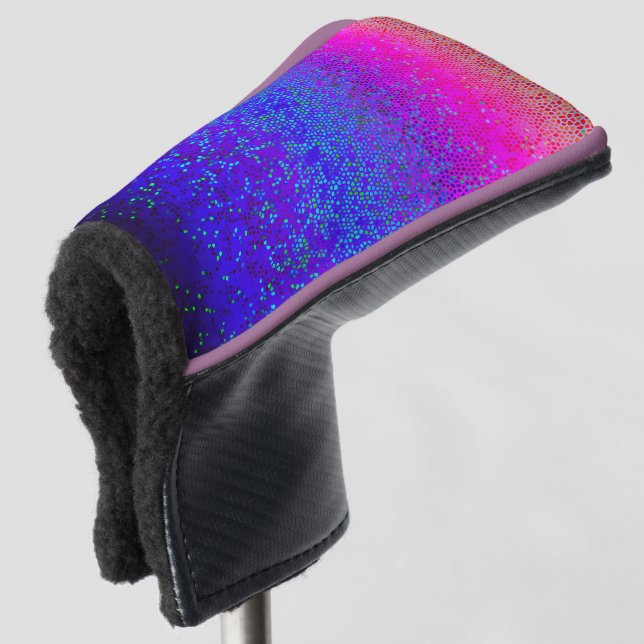 Putter Cover Glitzer Star Dust Golf Headcover (3/4 Vorderseite)