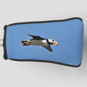Putter Cover mit Puffin Golf Headcover