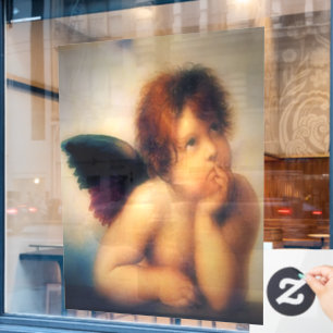 Putti Angel Fensteraufkleber