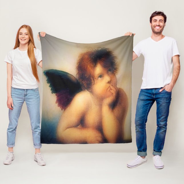 Putti Angel Fleecedecke (Beispiel)