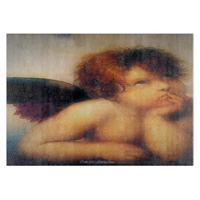 Putti Engel Schneidebrett (Vorderseite)