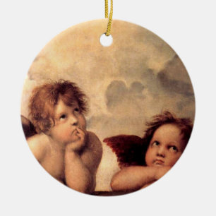 Putti RAPHAEL Verzierung Keramikornament
