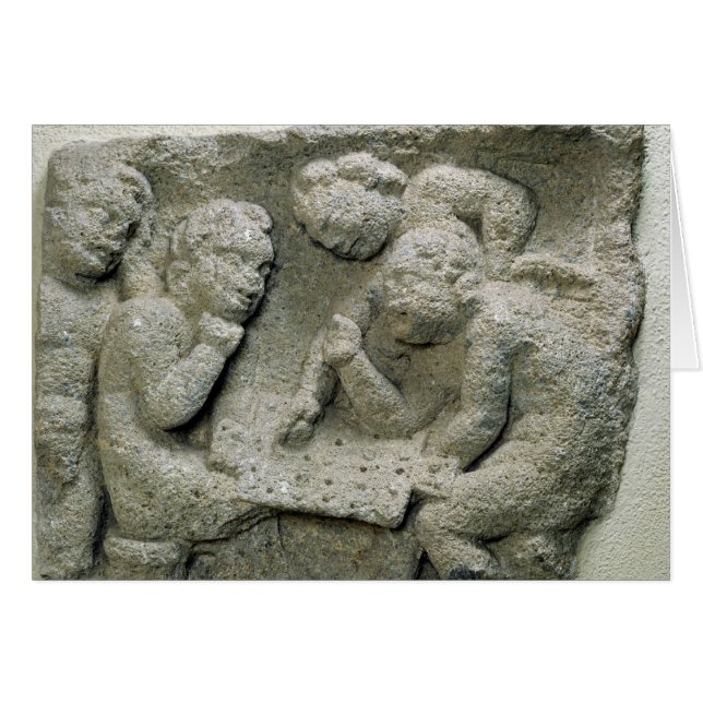 Putti spielt Latronculi (Vorderseite (Horizontal))