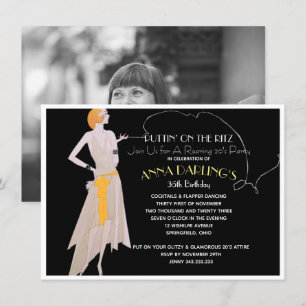 Puttin' auf dem Flapper-Party von Ritz 20 Einladung