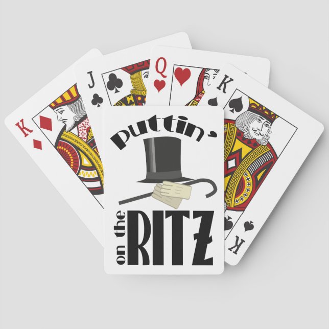 Puttin Ritz Spielkarten (Rückseite)