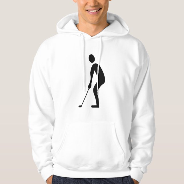 Putting - Black Hoodie (Vorderseite)