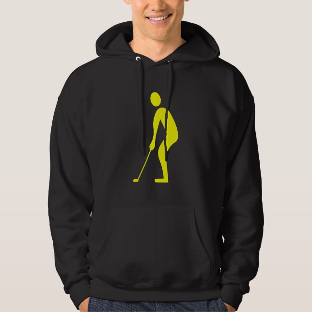 Putting - Gelb Hoodie (Vorderseite)