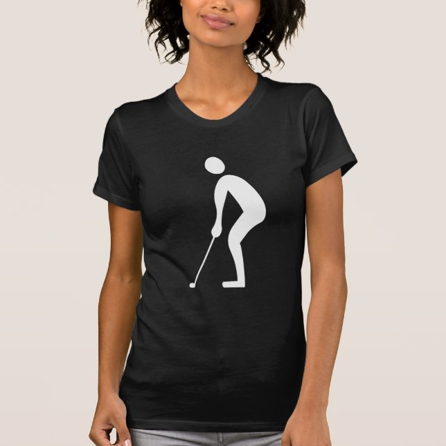Putting - White T-Shirt (Vorderseite)