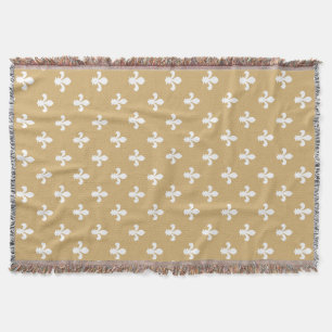 Putty Neutral Fleur de Lys Decke