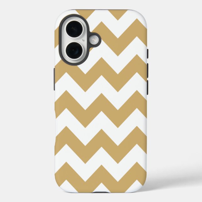 Putty-neutrale Chevronen Case-Mate iPhone Hülle (Rückseite)