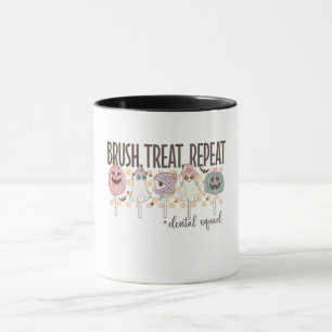 Putz Behandle Wiederhole Zahnärzteteam Lustiger Gr Tasse